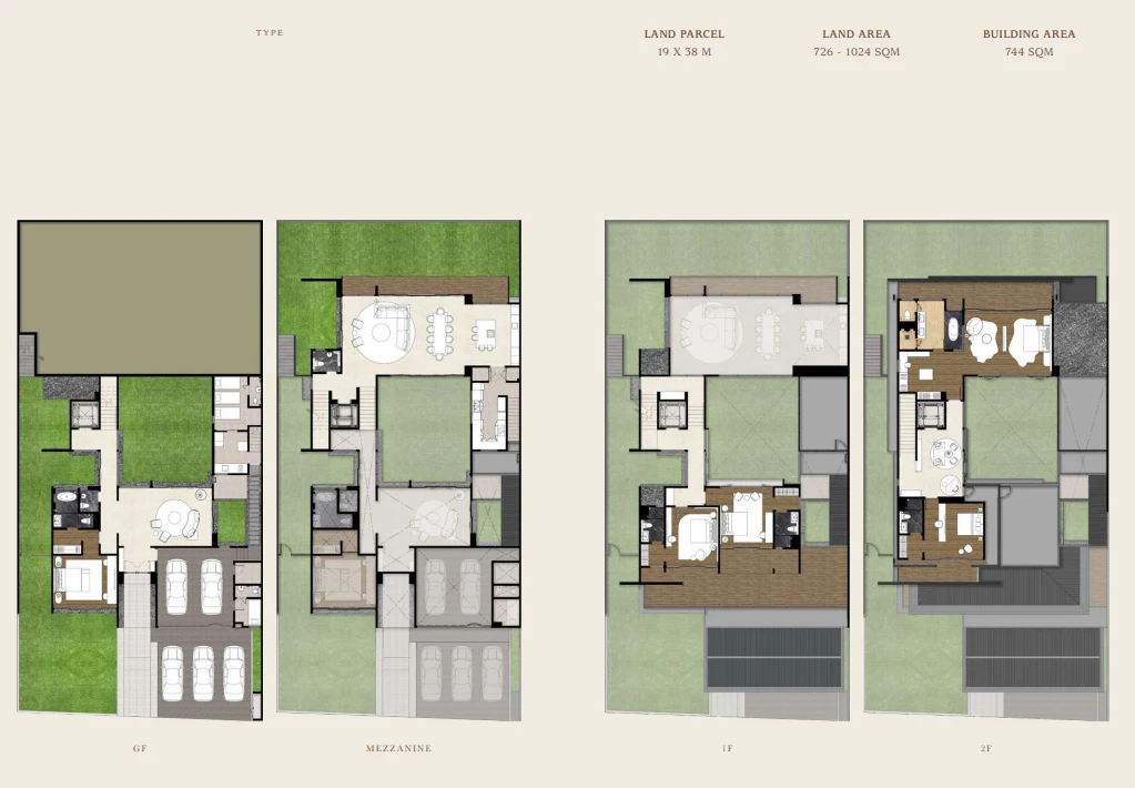 Botanic Villa — Floorplan