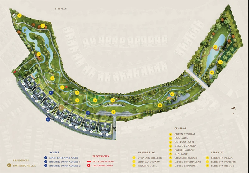 Botanic Villa — Siteplan R1, The Heart of NavaPark